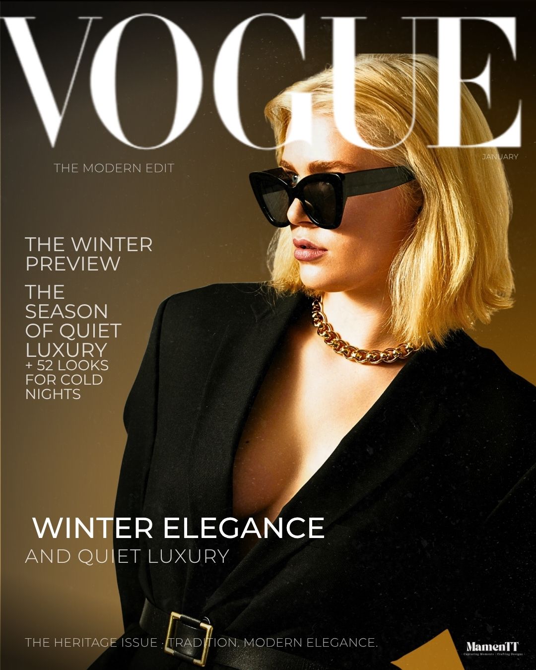 Vogue January, Winter Elegance