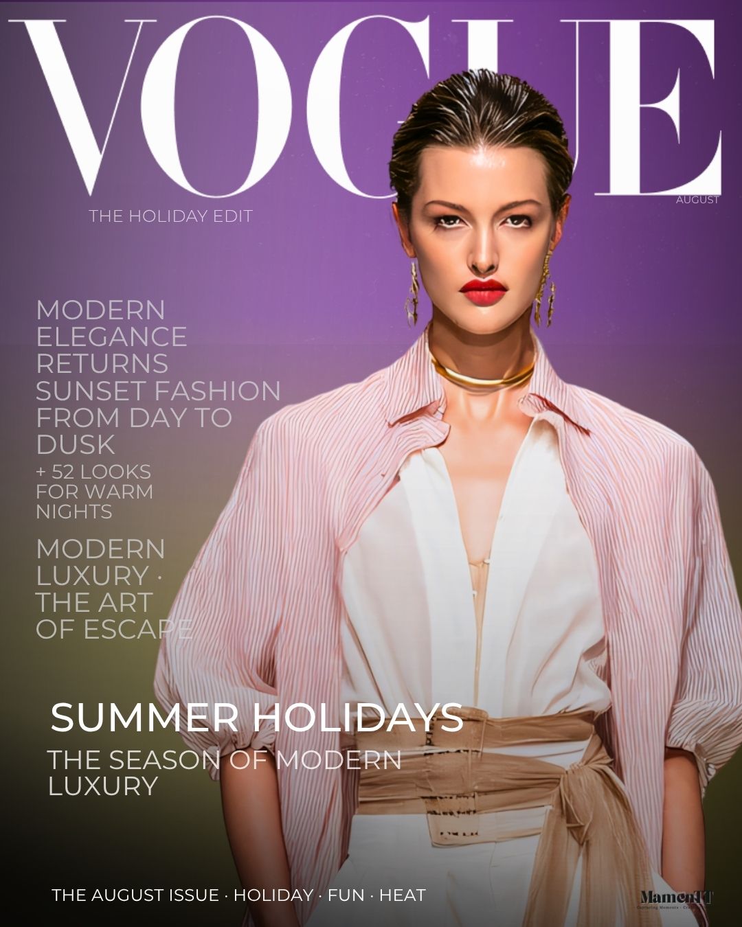 Vogue August, Summer Holidays